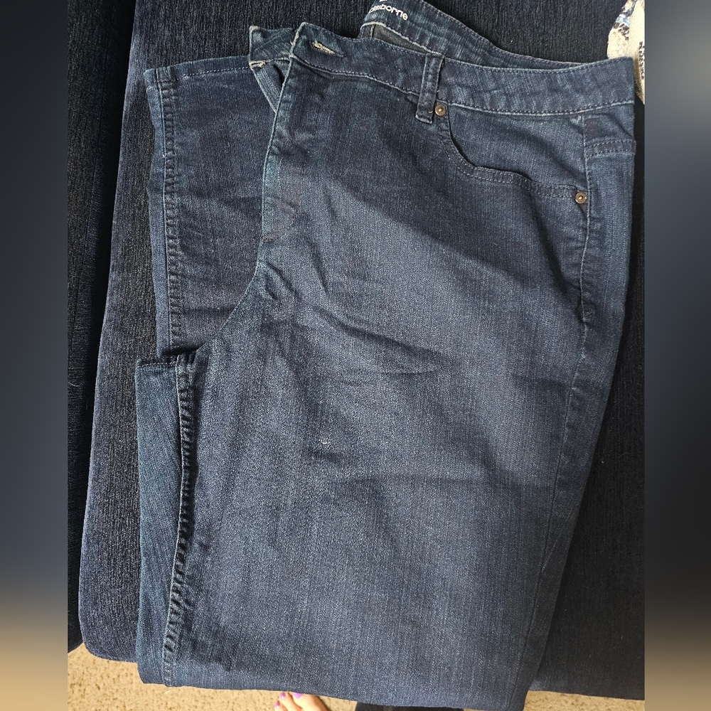 Straight leg jeans